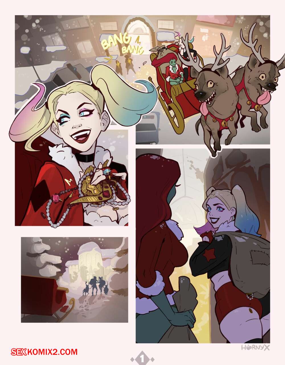 ✅️ Порно комикс DC. Рождественский поцелуй Харли и Айви. Harley and Ivys  Christmas Kiss. Hornyx секс комикс и Айви готовились | Порно комиксы на  русском языке только для взрослых | sexkomix2.com