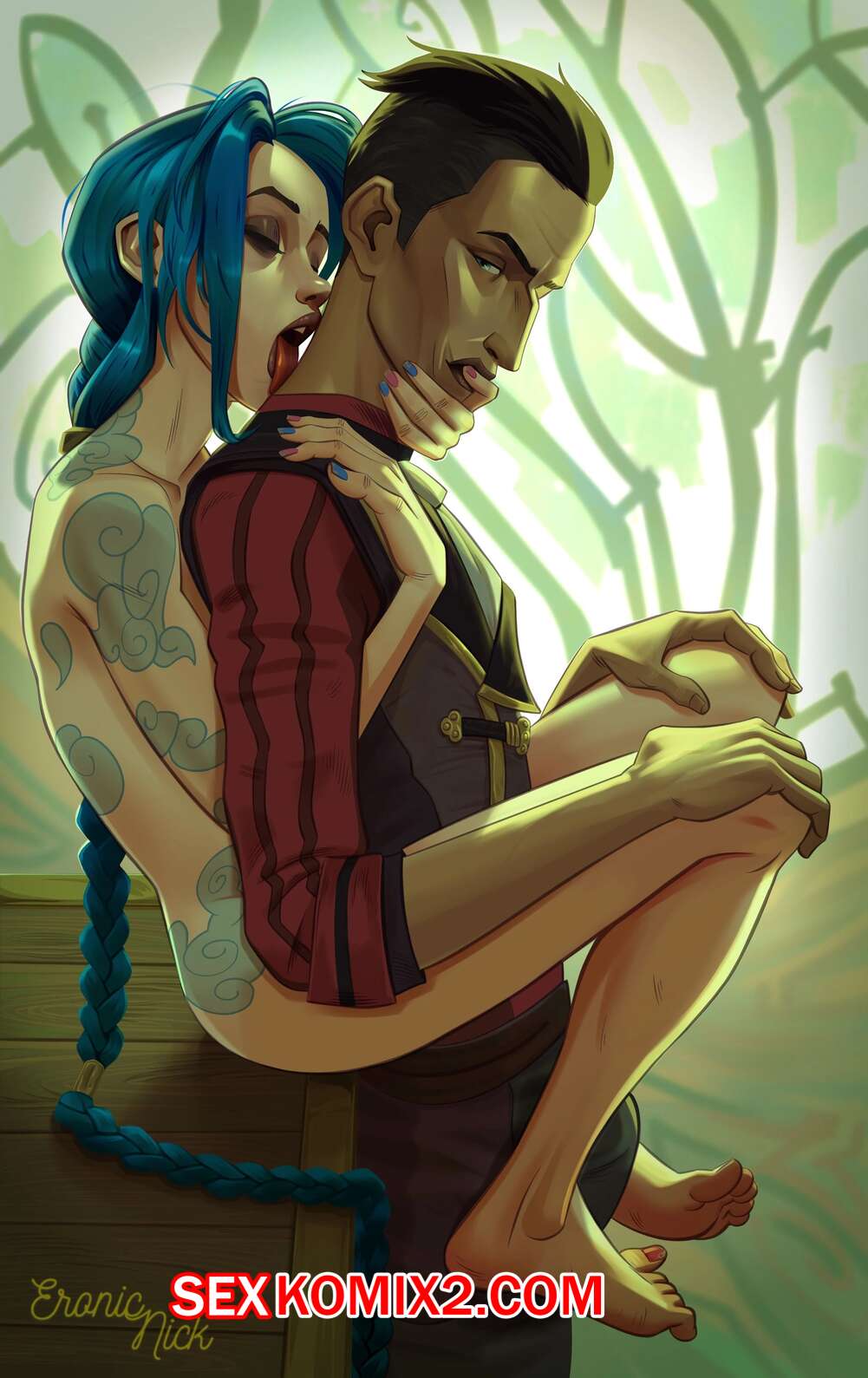 ✅️ Порно комикс League of Legends. Jinx and Silco. Nick Eronic секс комикс  горячая красотка была | Порно комиксы на русском языке только для взрослых  | sexkomix2.com