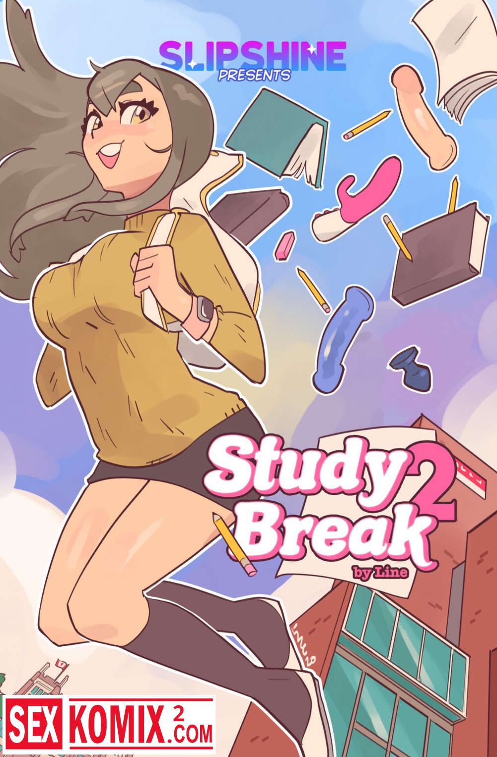 ✅️ Порно комикс Перерыв в учёбе Часть 2 секс комикс Study Break | Порно  комиксы на русском языке только для взрослых | sexkomix2.com