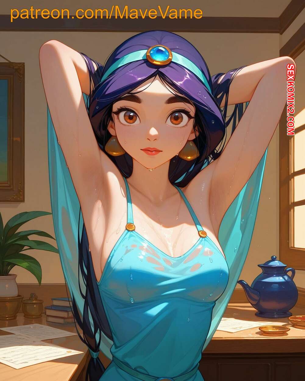 ✅️ Порно комикс Princess Jasmine. AI Generated. секс комикс артов и  картинок | Порно комиксы на русском языке только для взрослых |  sexkomix2.com